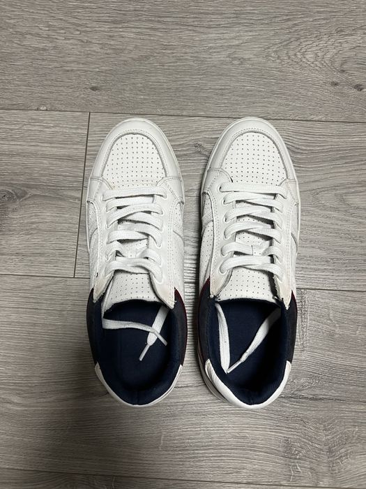 Polo wear білі чоловічі кеди, кросівки з перфорацією, р. 41,5