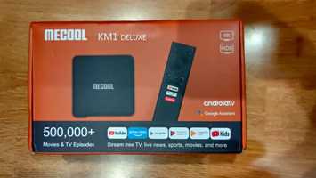 Mecool KM1  Deluxe 4/32Gb S905X3 Android Tv . Новая.
