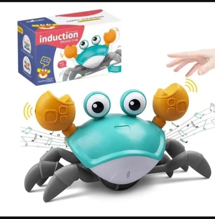 Інтерактивна музична іграшка. Бігаючий крабик '.