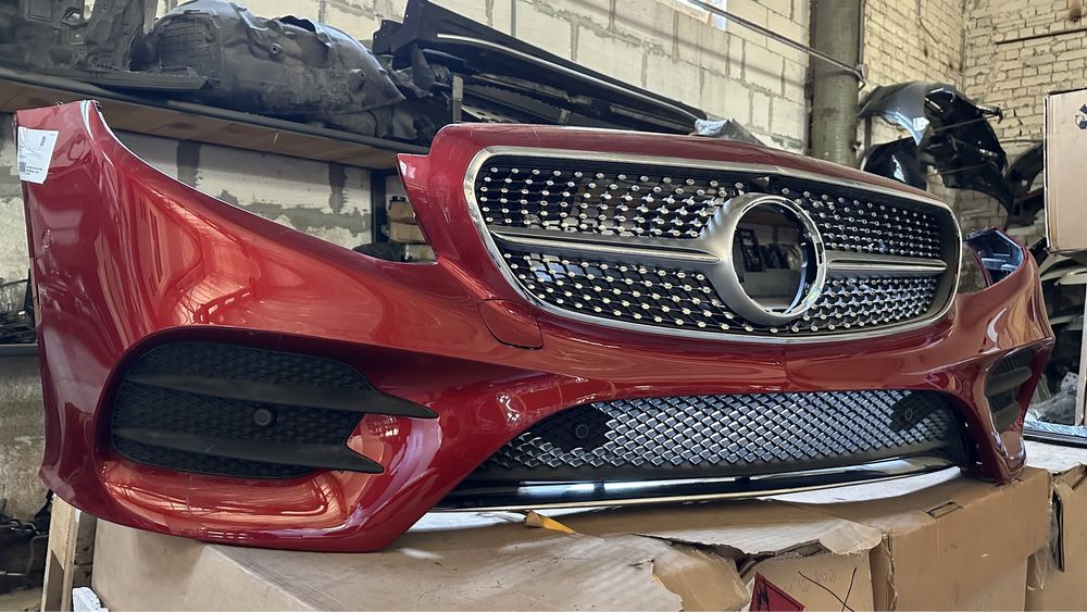 Передний бампер Мерседес E 213 Е238 Рестайлинг AMG