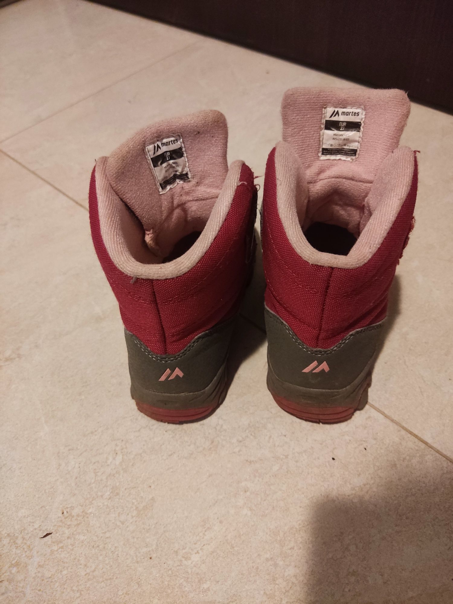 Buty zimowe dla dziewczynki