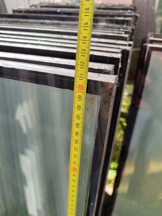 Szyby zespolone z okien pcv 43 x 111 duża ilość