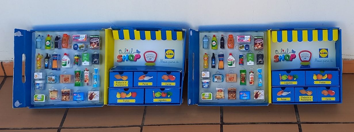 Caixas completas do Lidl Shop