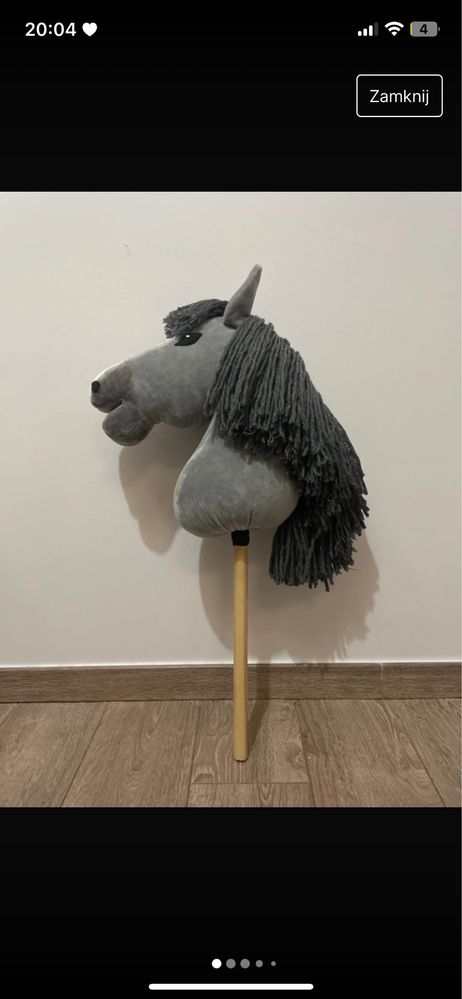 Hobby Horse szary ze sprzętem