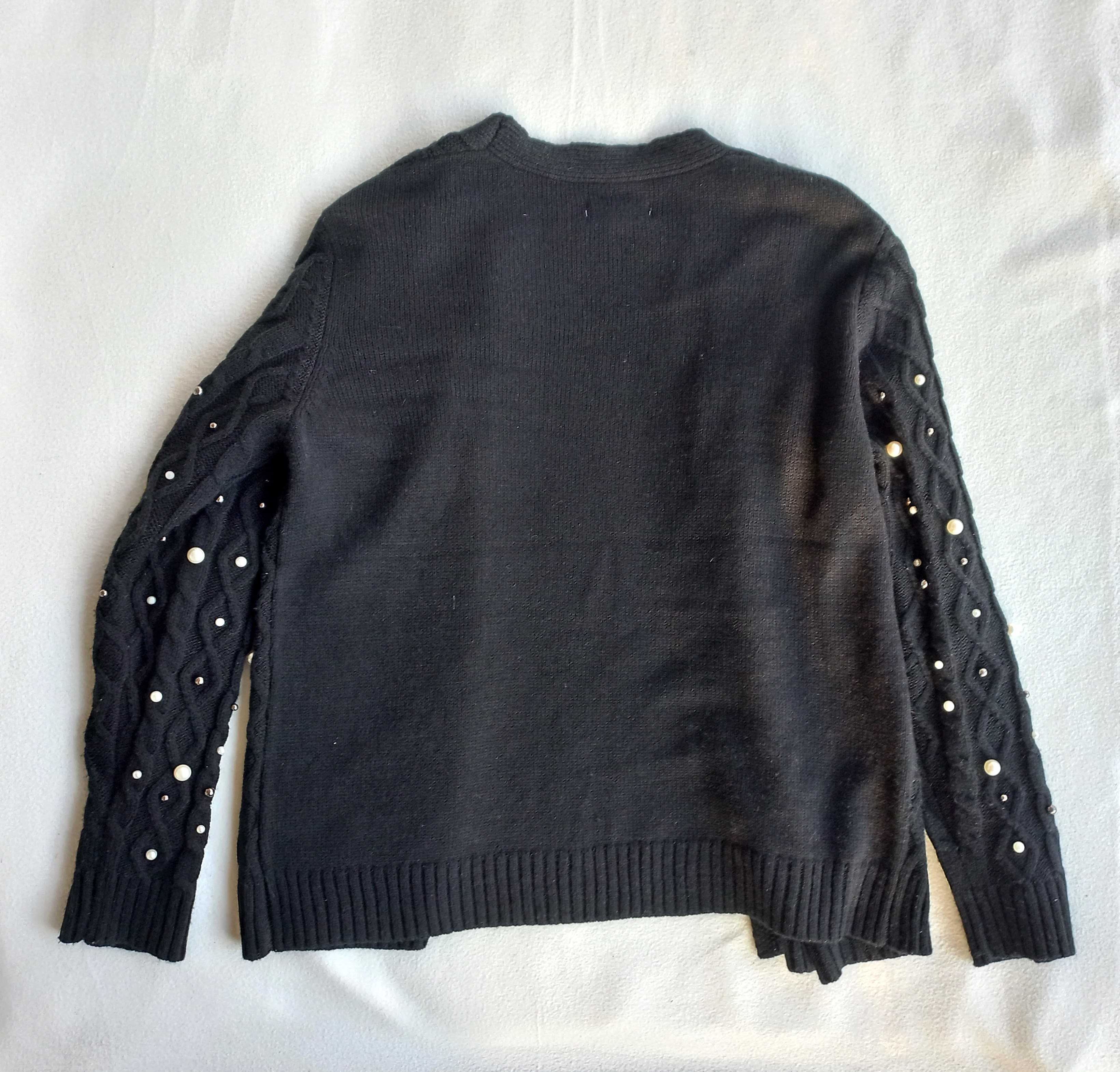 Кофта кардиган перлини, довжина 68 см.