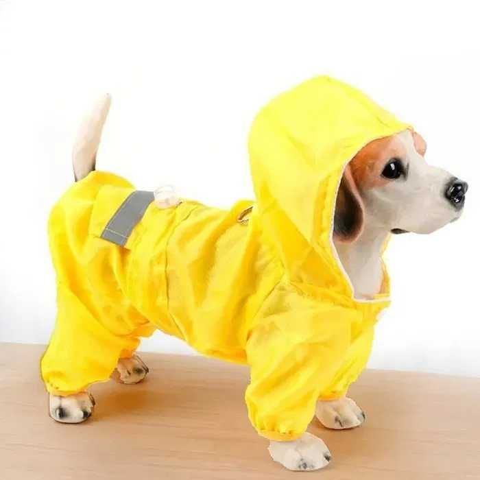 Дощовик для собачки яскравого жовтого кольору. ХL
