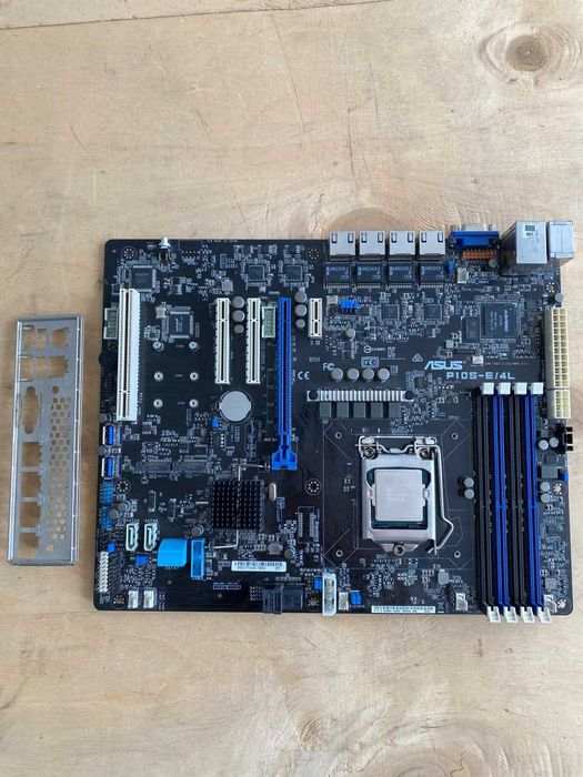 Материнська плата ASUS P10S-E/4L +  XEON E3-1220 V5