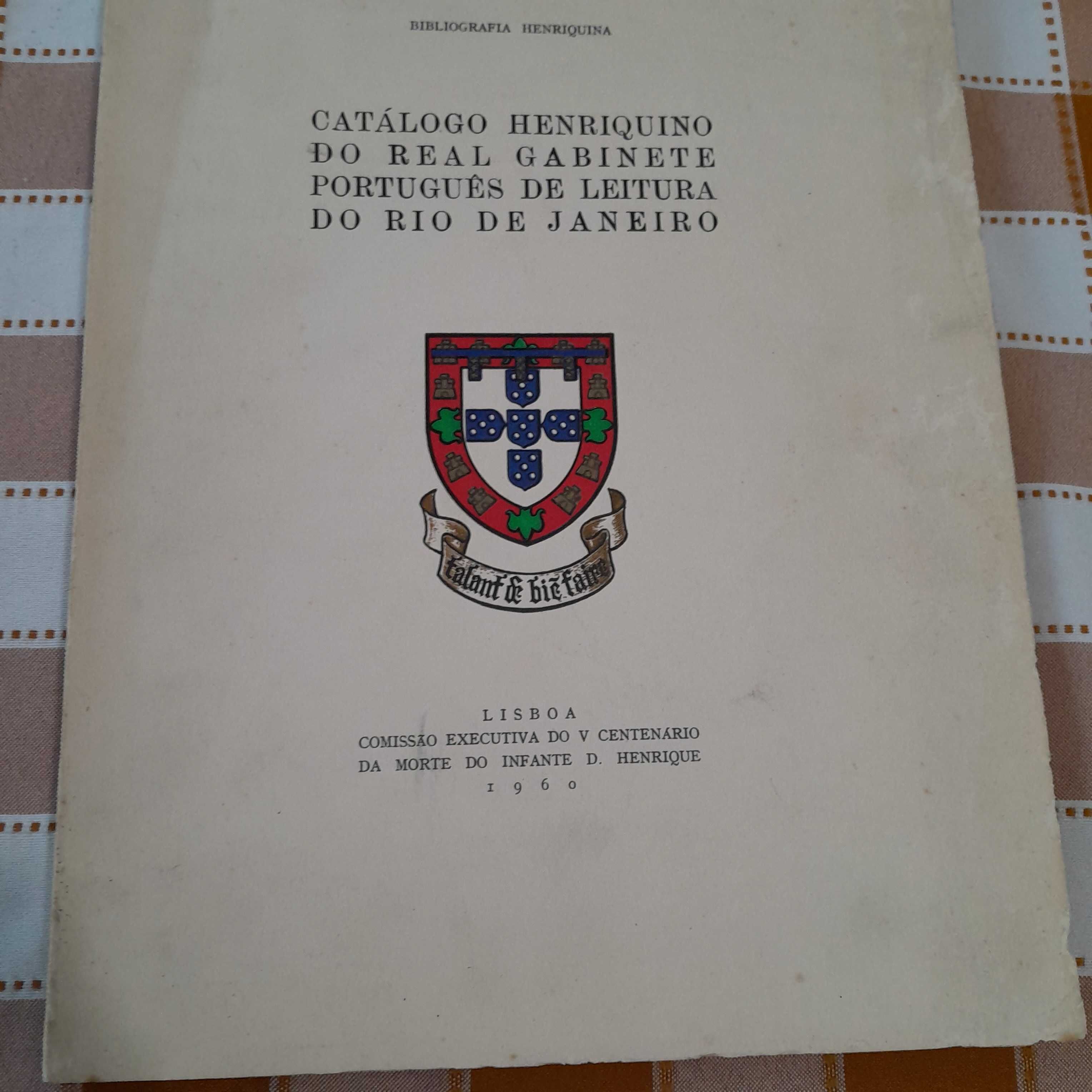 Catálogo Henriquino do Real Gabinete Português Leitura Rio de Janeiro