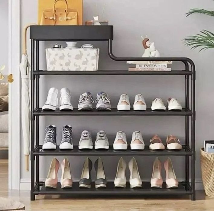 Полка для обуви Стеллаж металлический Полиця для взуття