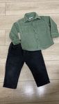 Сорочка reserved 86 р., джинси zara 92р.