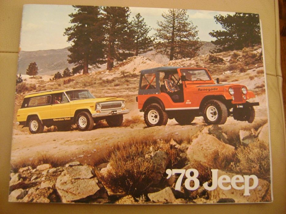 Prospekt Jeep Renegade CJ Cherokee Pickup Wagoneer