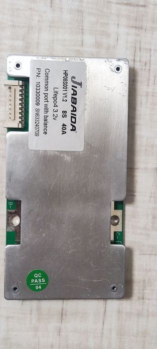 Плата бмс 8s 24в 40А, lifepo4