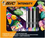 Zestaw piśmienniczy notes + cienkopisy 8 kolorów BIC Intensity. BIC