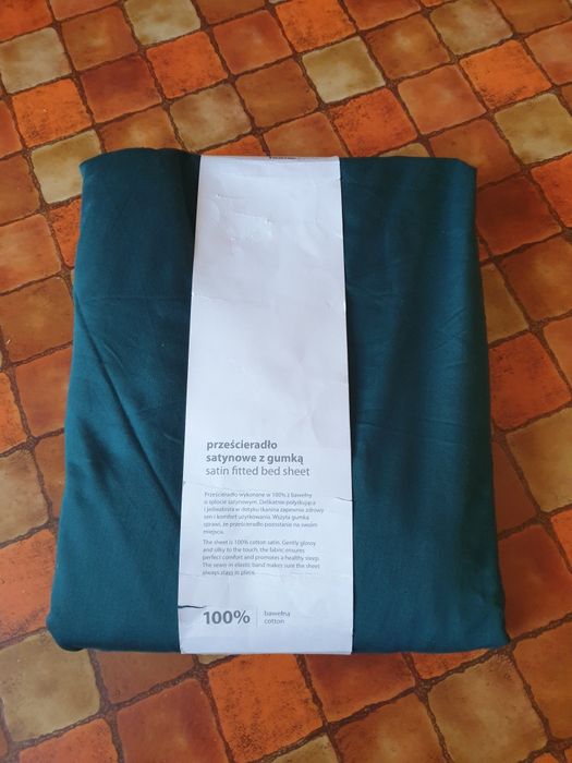 Prześcieradło satynowe 180×200 z gumką home&you