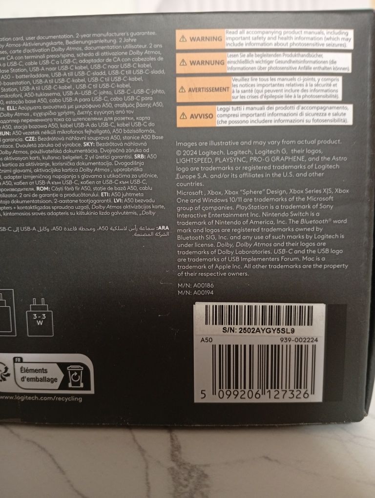 Навушники Logitech Astro A 50