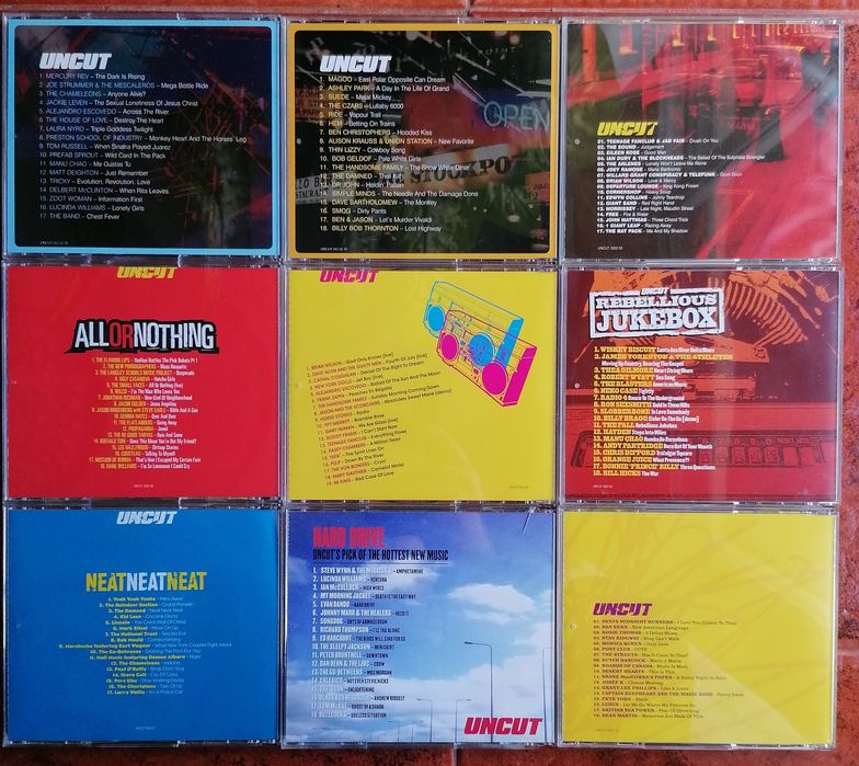 CDs revista Uncut e outras colectâneas