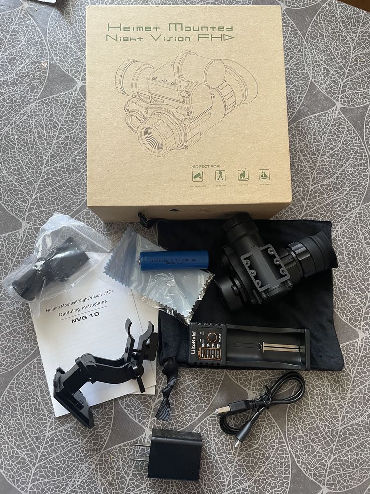 Прибор ночного видения NVG 10 под шлем Vector Optics WiFI