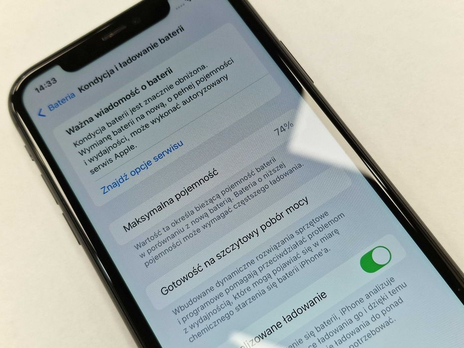 Iphone 11 128GB/ Black/ BAT 74%/ Grade B/ Gwarancja + ładowarka