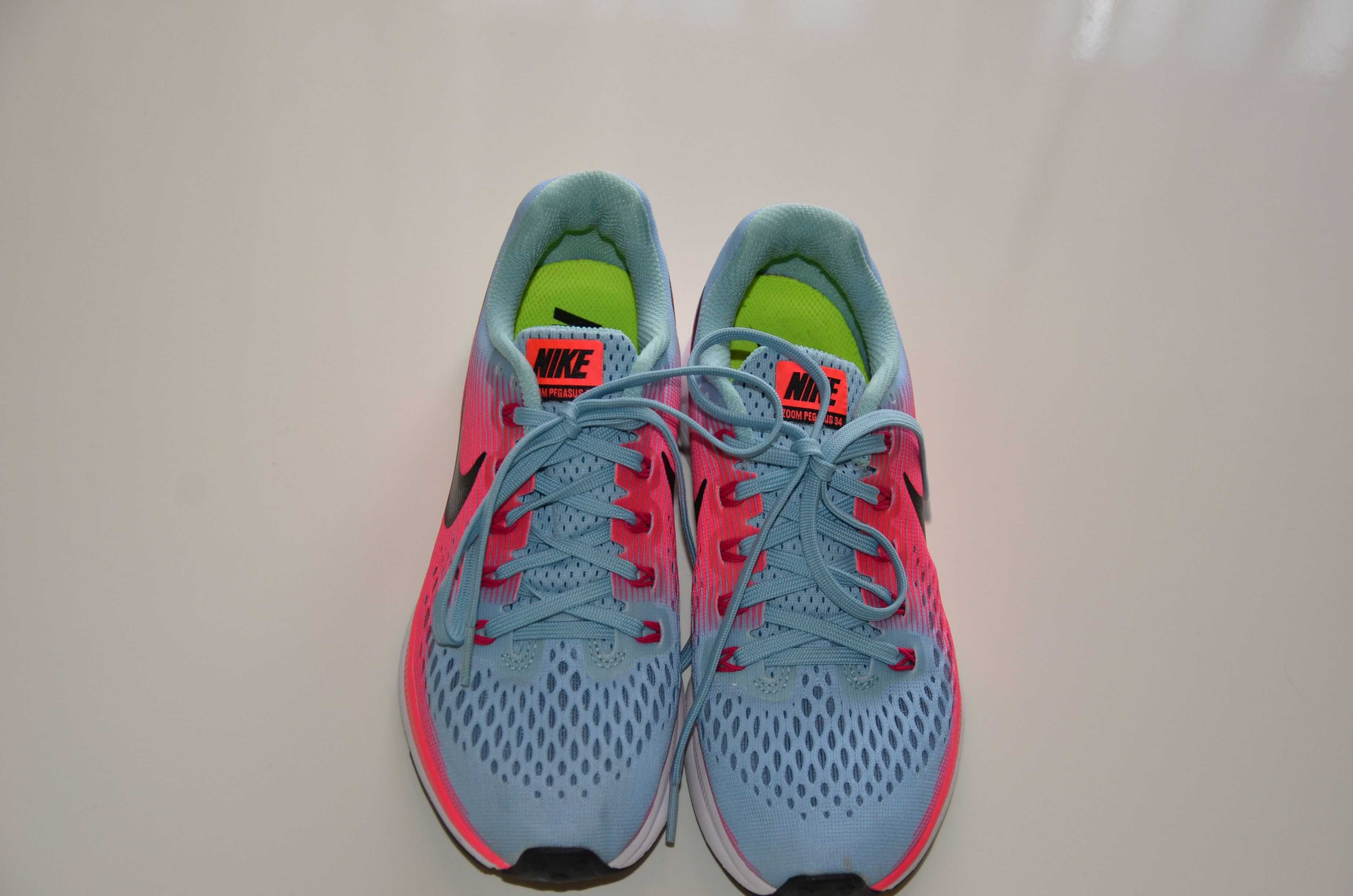 Nike Zoom Pegasus 34 -sportowe buty damskie r.37,5