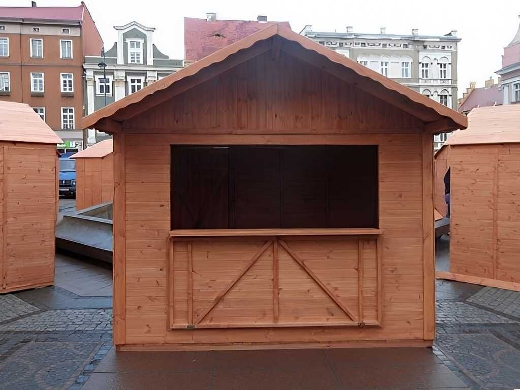 Domek handlowy 1 drewniany kiosk sklepik producent