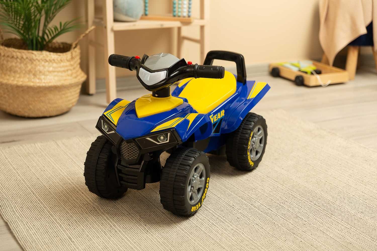 Quad Jeździk Pchacz Auto autko dla dzieci GOODYEAR