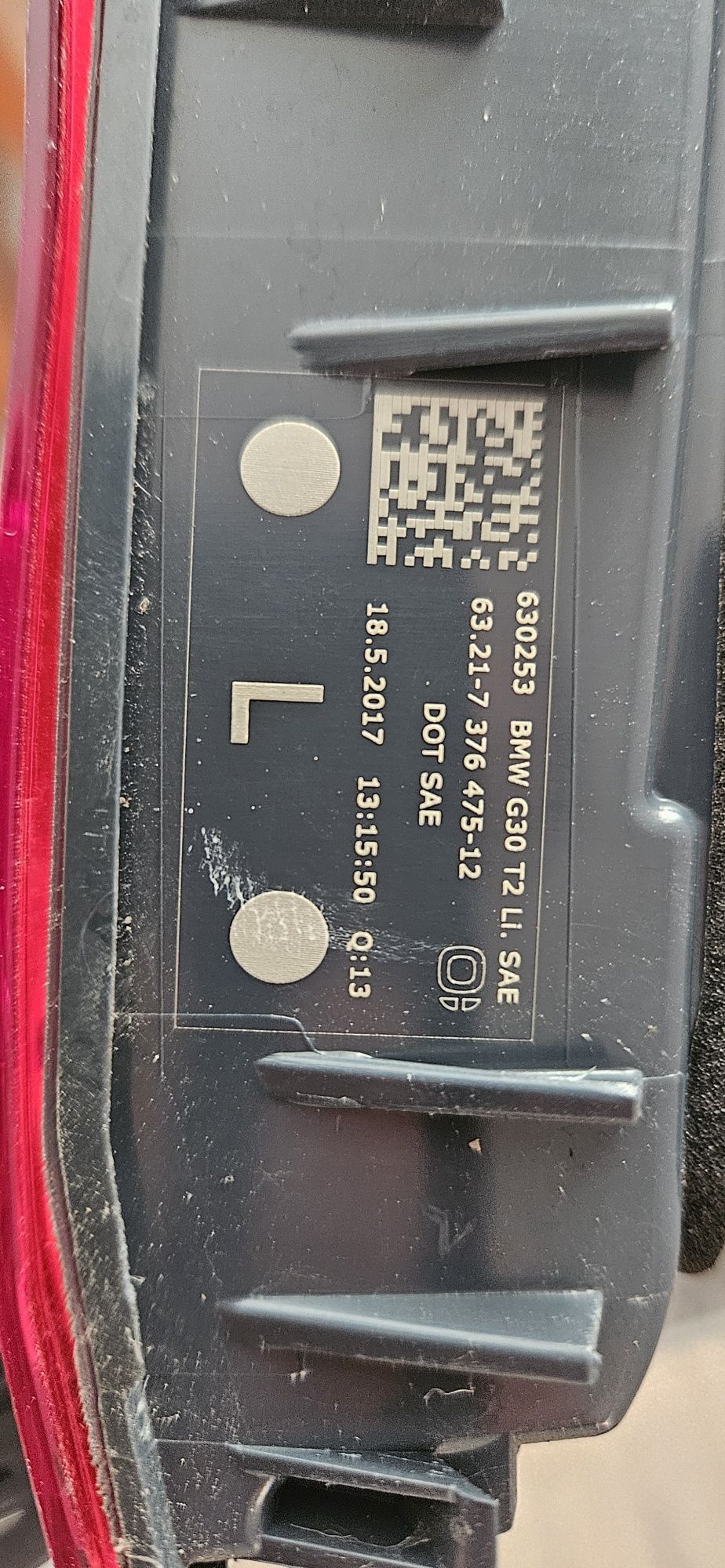 LAMPY BMW G30 USA tył stan bdb