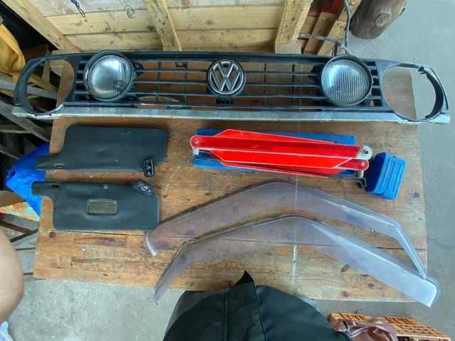 Peças Volkswagen Golf 2/MK2 GTI/GTD/TD, faróis black, grelha etc|USADO