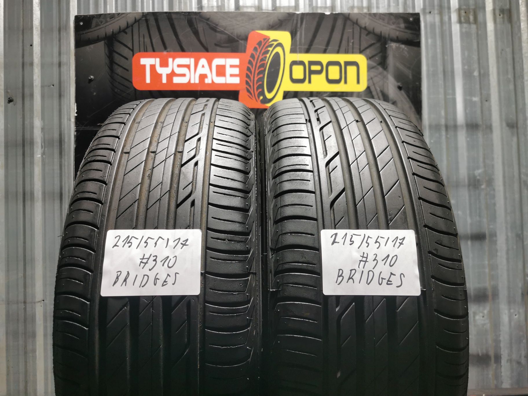 Opony letnie 215/55/17 BRIDGESTONE TURANZA T001 #310