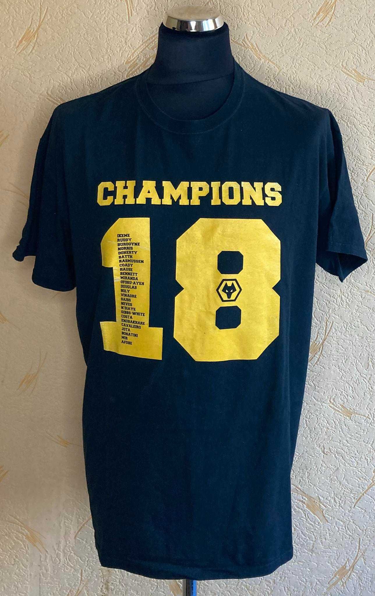 T-shirt Wolverhampton Wanderers 18 Champions Roz. XL