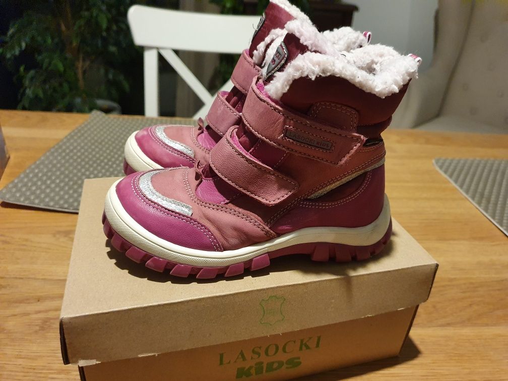 Kozaki Lasocki Kids r. 27 buty zimowe