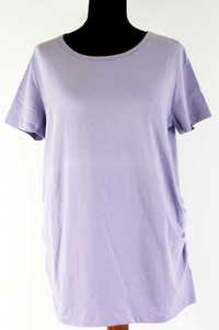 T-shirt  lila stretch Bawełna Rozmiar 44/46