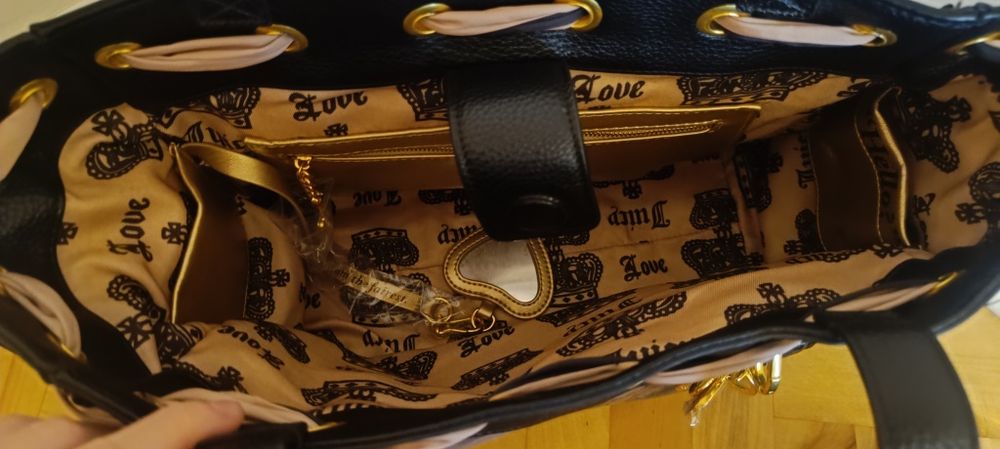 Torebka torba bag czekoladowa juicy couture daydreamer
