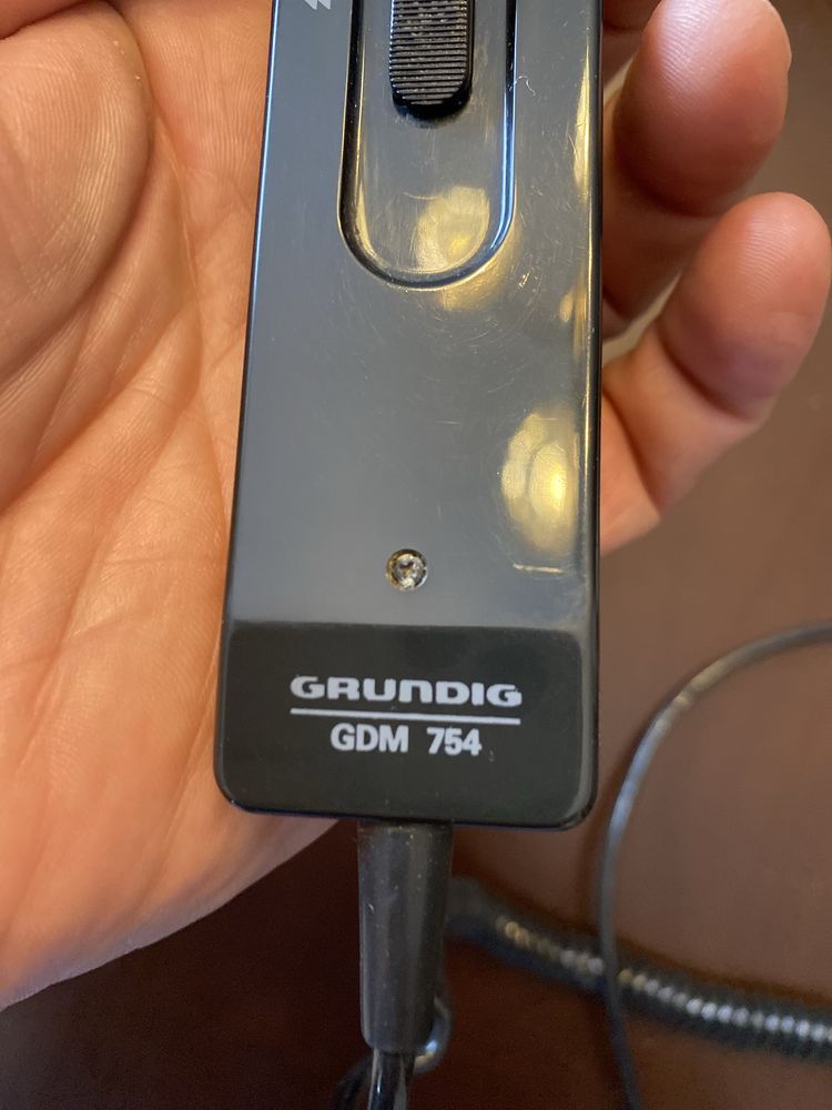 Mikrofon Grundig GDM-754 -  retro lata 80/90 ub.wieku