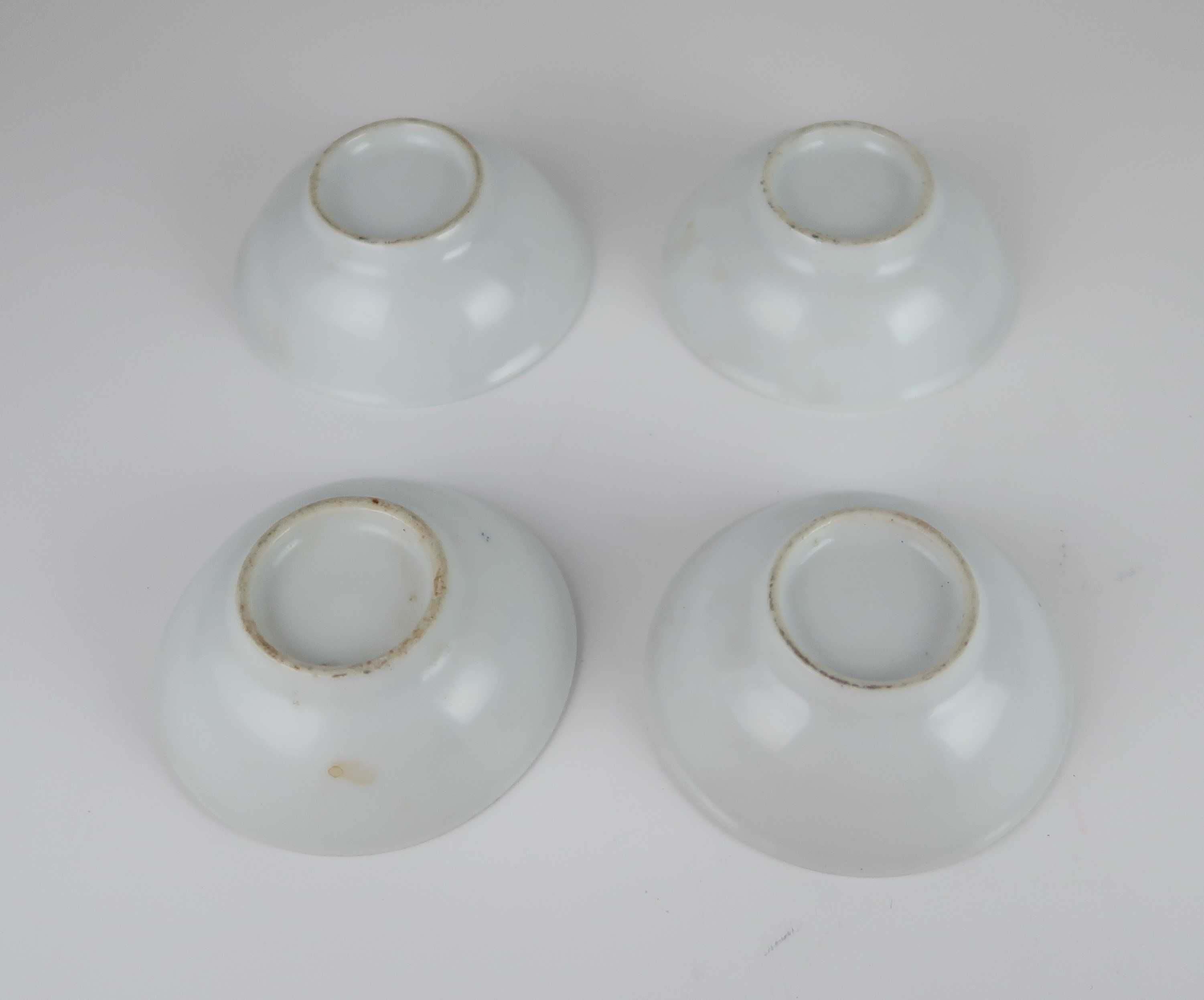 4 antigas taças Godé em porcelana da China