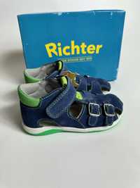 Nowe sandalki dla chlopca skorzane Richter 28 chlopiec sandaly outlet