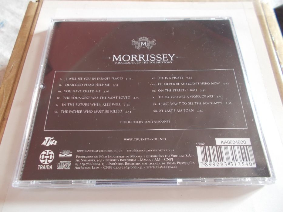 Morrissey cd brasil Ringleaders of the tormentors