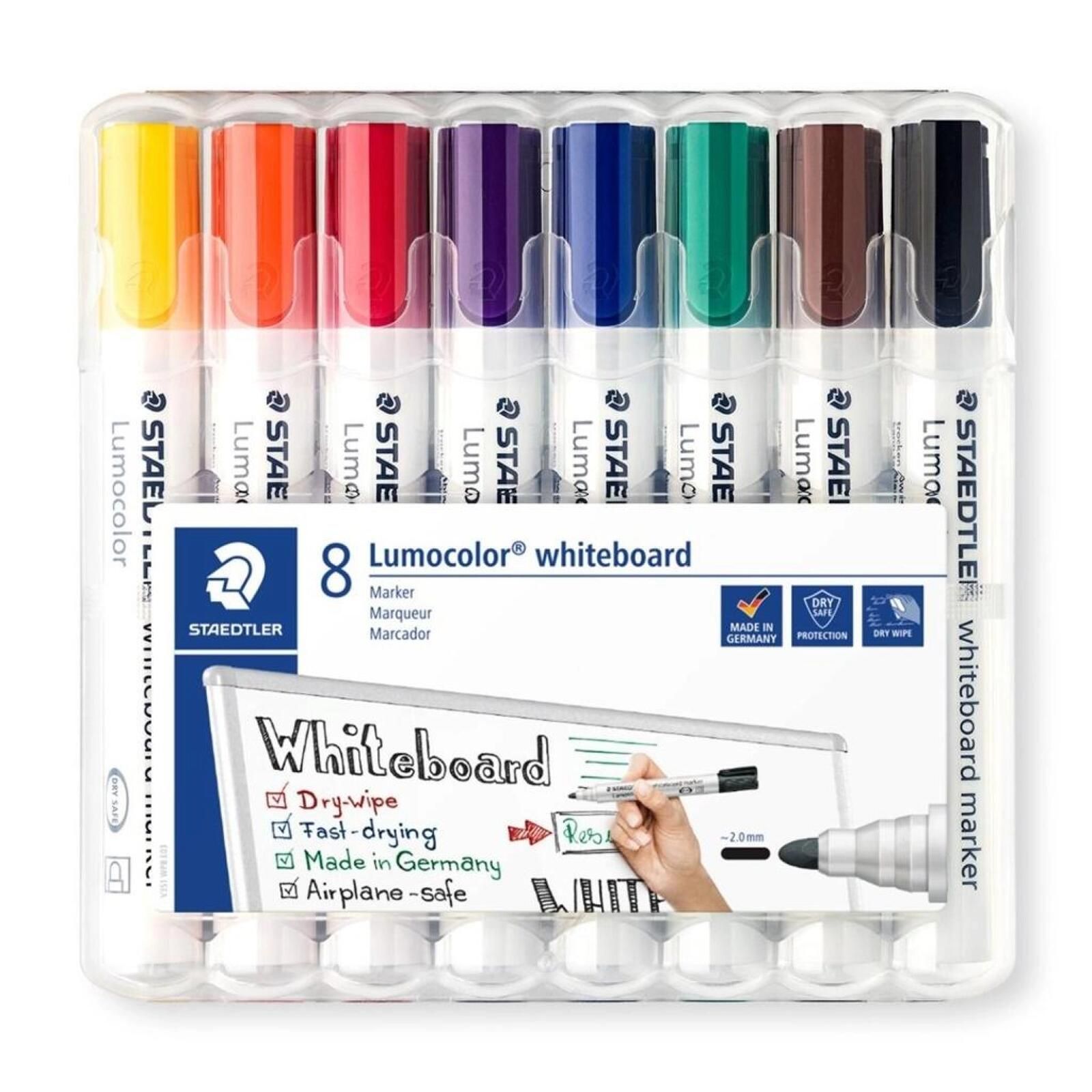Marker Lumocolor do białych tablic 8 kol STAEDTLER Staedtler