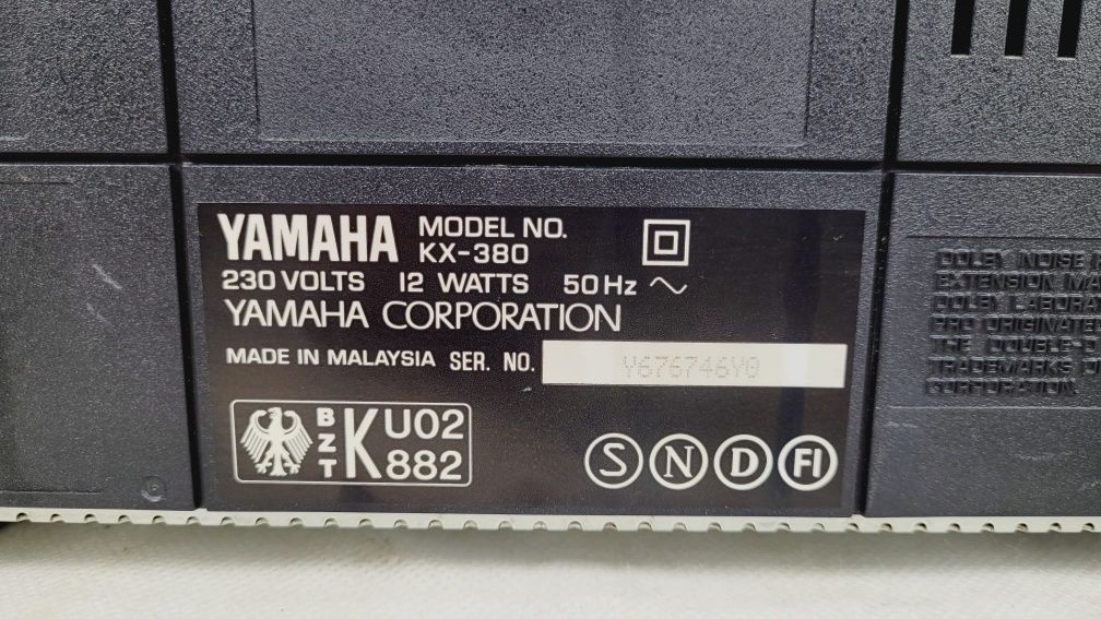 Magnetofon YAMAHA KX 380 HX PRO kaseta deck Sprawna