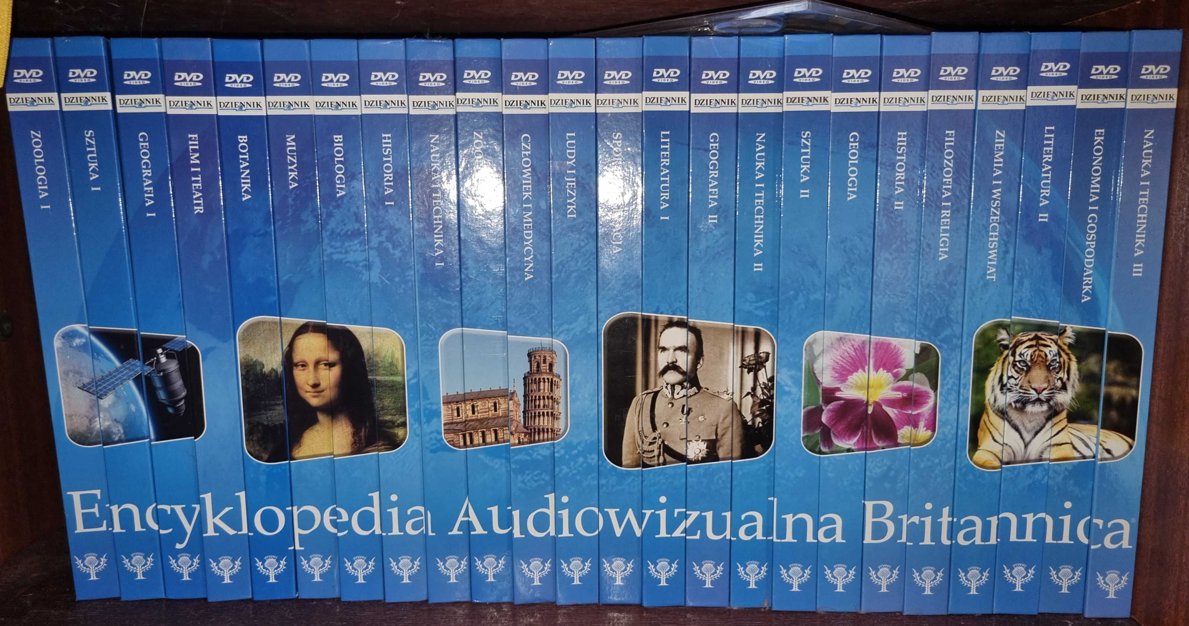 Encyklopedia audiowizualna Britannica kpl.24 t.+płyty Praca zbiorowa