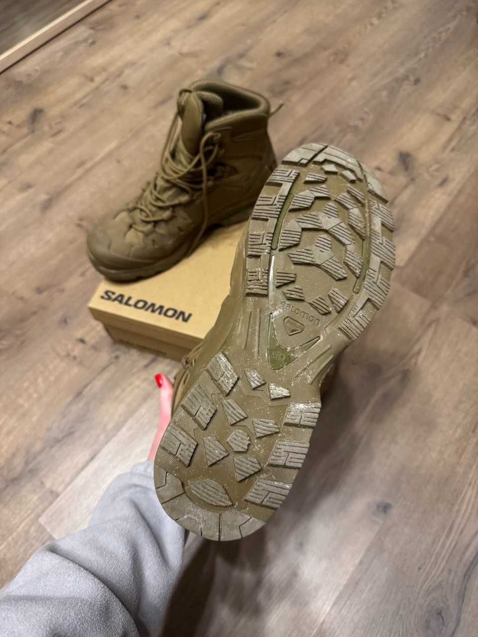 Берці чоловічі - 46р - Salomon - Quest 4D GTX Forces 2 Coyote Brown