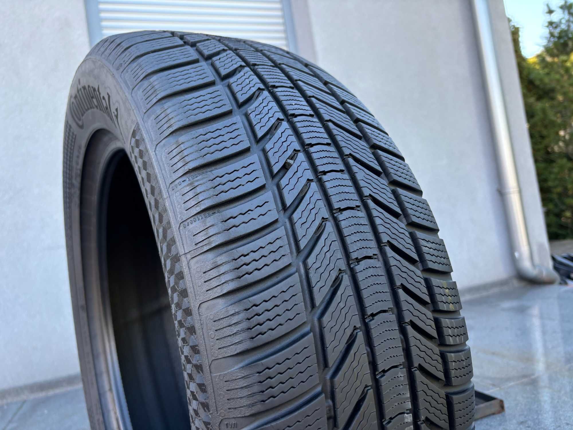 2szt zimowe 235/55R18 Continental 6,5mm 2022r świetny stan! Z5630 gwar