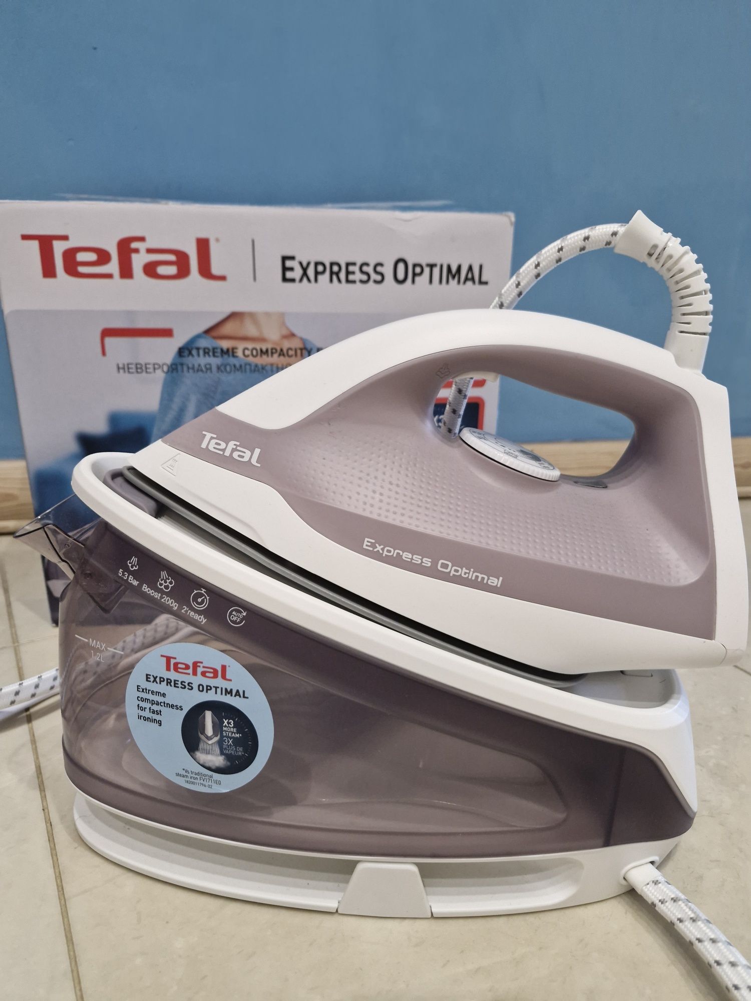 Праска з парогенератором Tefal Express Optimal.