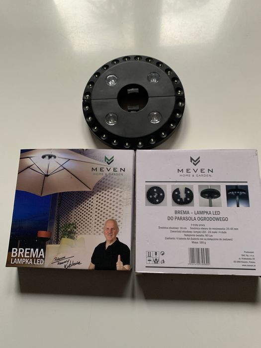 Lampa do parasola ogrodoweg