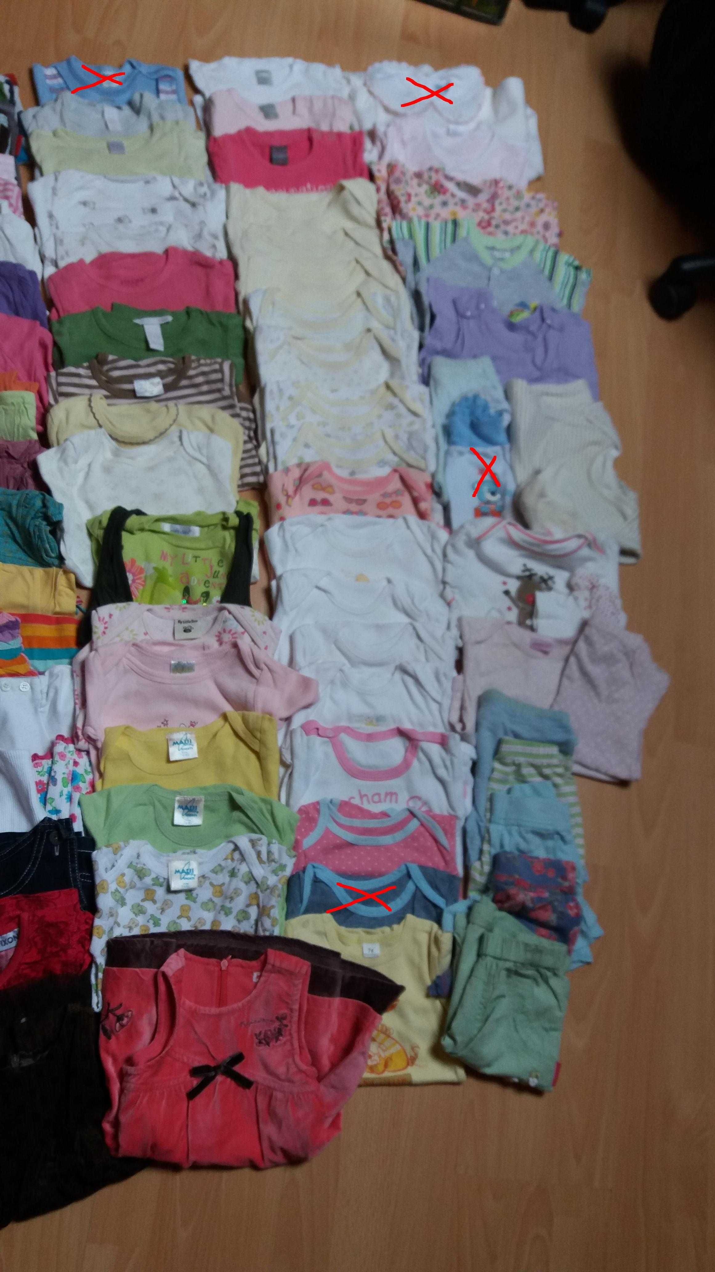 PAKA / Ubranka dla dziecka roz.74 (100 sztuk)