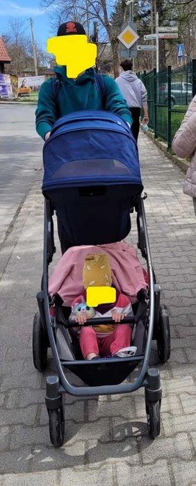Wózek 2w1 UPPAbaby Vista V2 Noa granatowy + dodatki