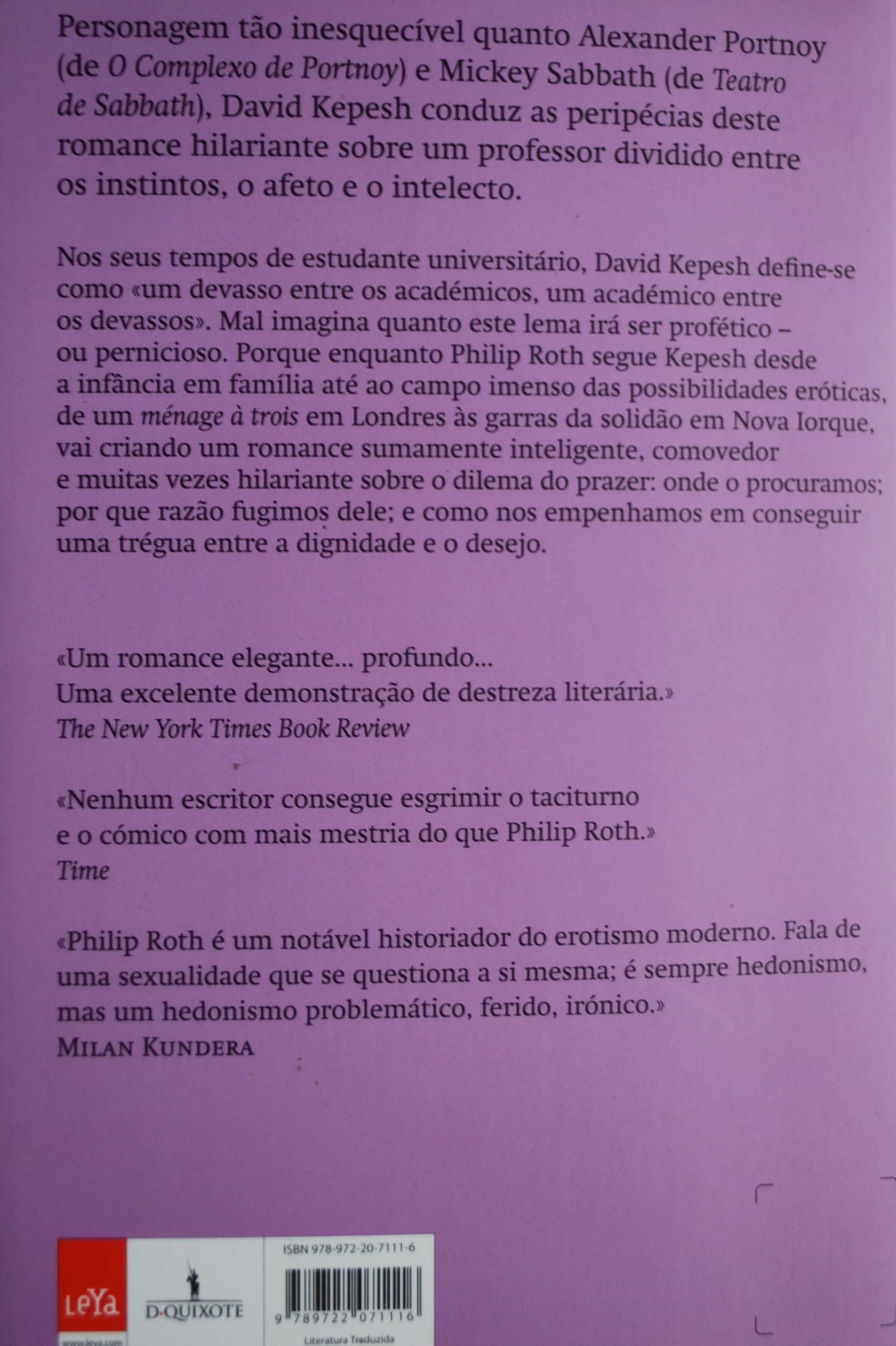 O Professor de Desejo de Philip Roth