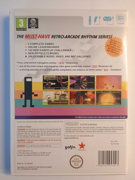 Bit.trip Complete Nintendo Wii angielska komplet z soundtrackiem