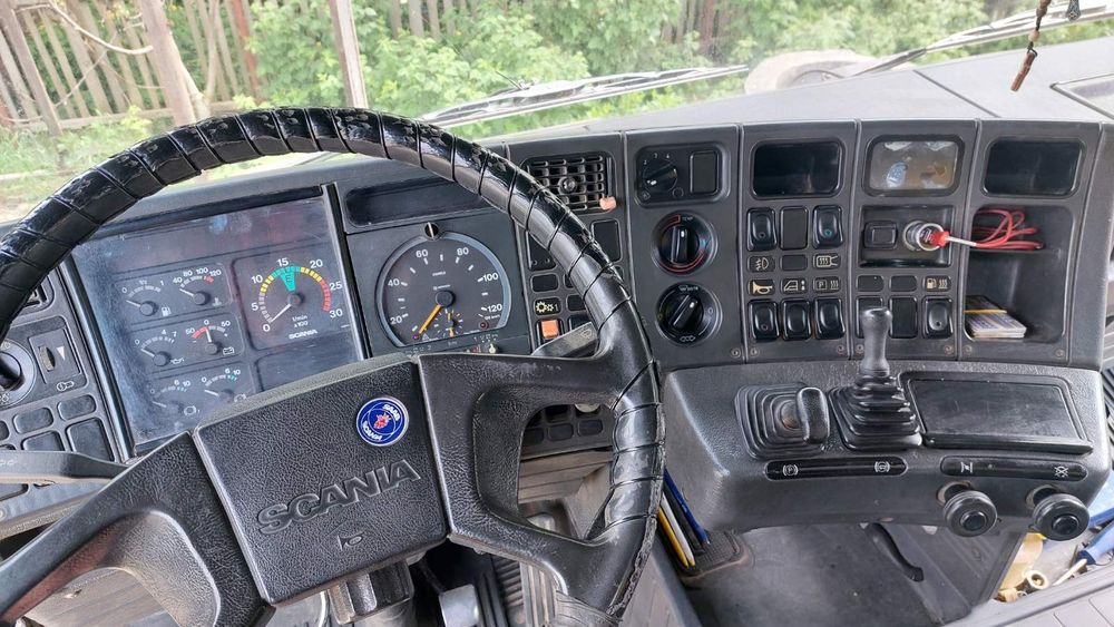 Самоскид  маніпулятор Сканія 10тон Scania 113m 360 8 палет