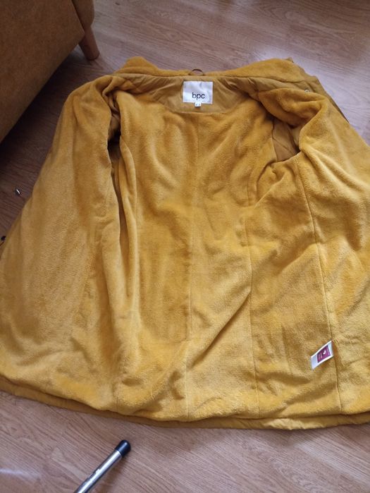 Kurtka parka - musztardowa