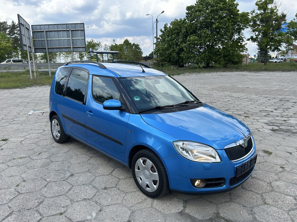 Roomster 1.2 MPI na łancuchu Grzane fotele Tempomat Czujniki Hak Skoda